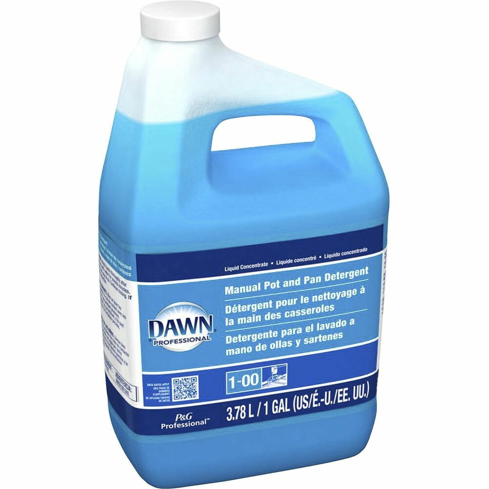 Image of Proctor & Gamble Dishwashing Liquid, Original, 1 Gallon, 4/CT, Blue