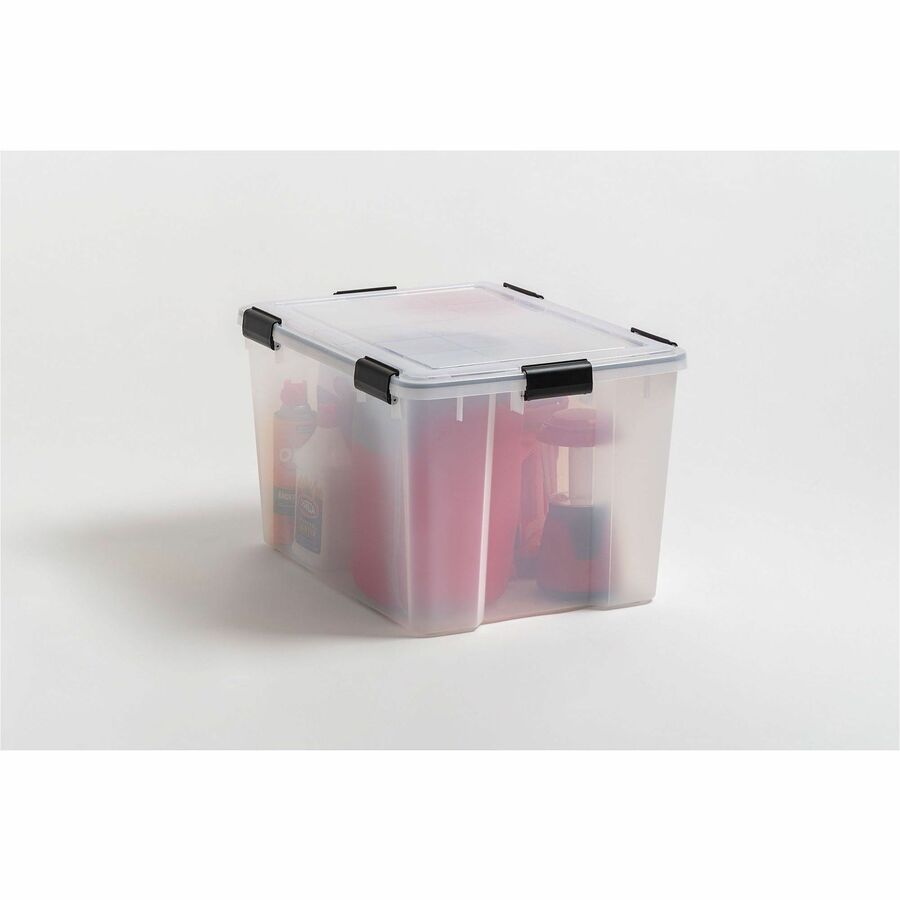 Image of IRIS WeatherPro 110586 WeatherTight Heavy-duty Storage Tote