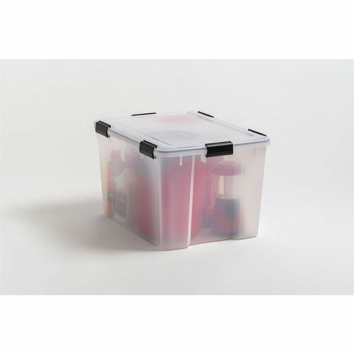 Image of IRIS WeatherPro 110586 WeatherTight Heavy-duty Storage Tote