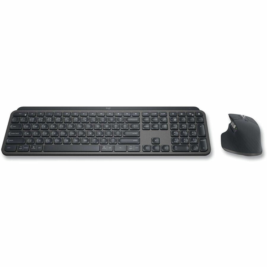 Image of Logitech® MX Keys Combo for Business Wireless Keyboard and Mouse Gen 2, 33 ft Wireless Range, Graphite