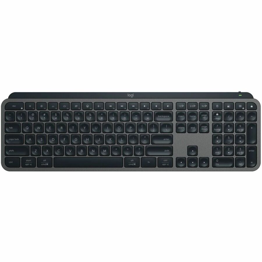 Image of Logitech® MX Keys Combo for Business Wireless Keyboard and Mouse Gen 2, 33 ft Wireless Range, Graphite