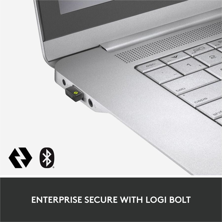 Image of Logitech® MX Keys Combo for Business Wireless Keyboard and Mouse Gen 2, 33 ft Wireless Range, Graphite