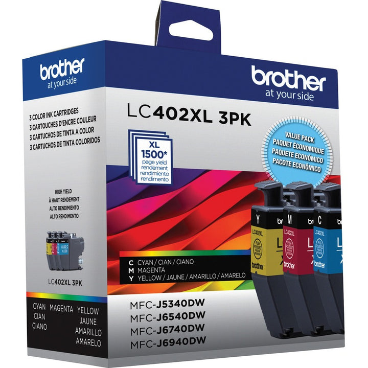Image of Brother LC402XL3PKS Ink Cartridge