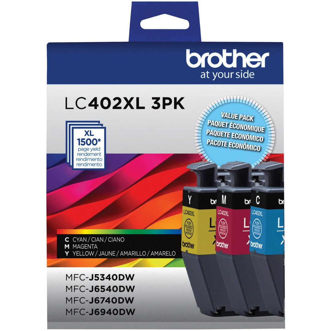 Image of Brother LC402XL3PKS Ink Cartridge