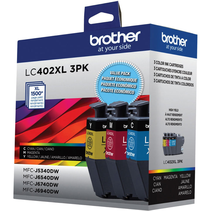 Image of Brother LC402XL3PKS Ink Cartridge