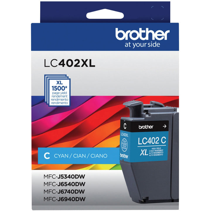 Image of Brother LC402XLCS Ink Cartridge, 1500 Pages, 1 Each
