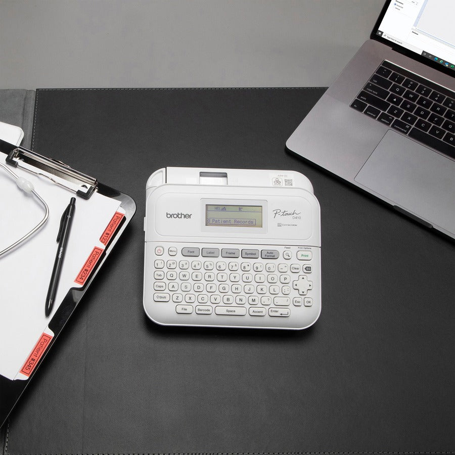 Image of P-touch PT-D410VP P-touch Connected Label Maker with Case PTD410VP