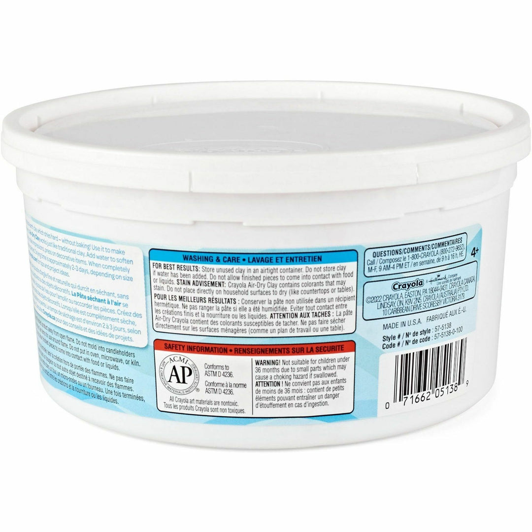Image of Crayola® Clay, Soft, Air Dry, 2.5 lb, Red