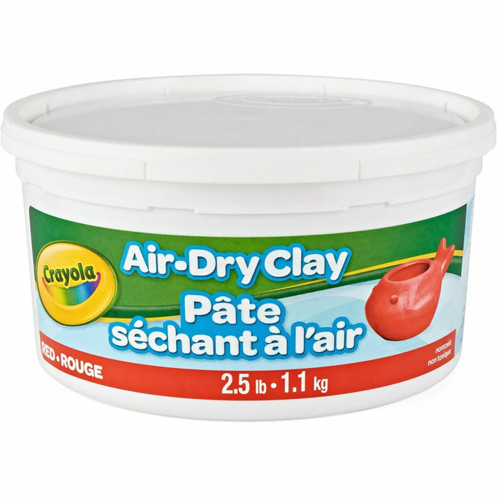 Image of Crayola® Clay, Soft, Air Dry, 2.5 lb, Red