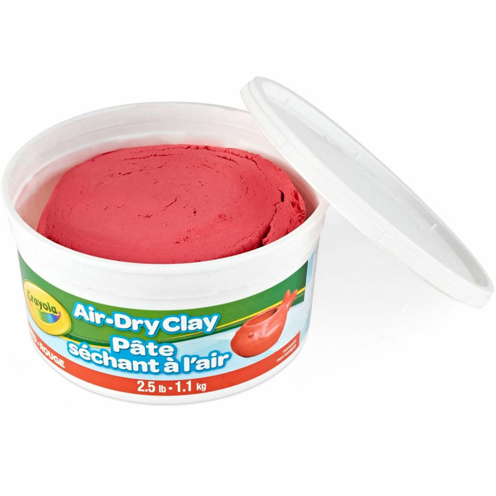 Image of Crayola® Clay, Soft, Air Dry, 2.5 lb, Red