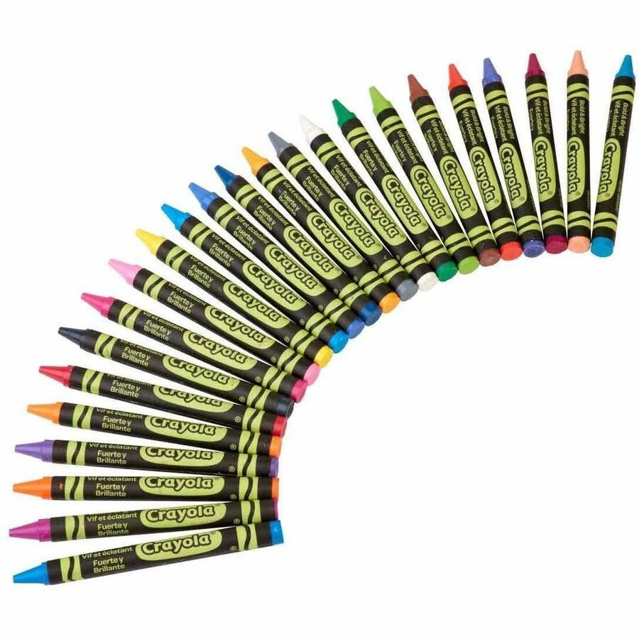 Image of Crayola 523463 Bold & Bright Construction Paper Crayons, 24 Count, For Child, Assorted, 24 / Pack