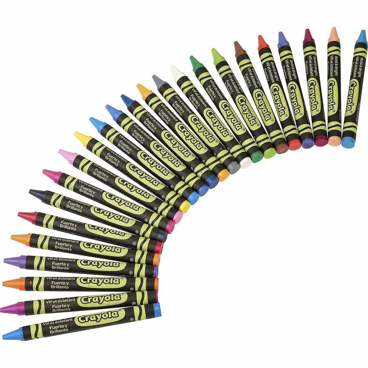 Image of Crayola 523463 Bold & Bright Construction Paper Crayons, 24 Count, For Child, Assorted, 24 / Pack