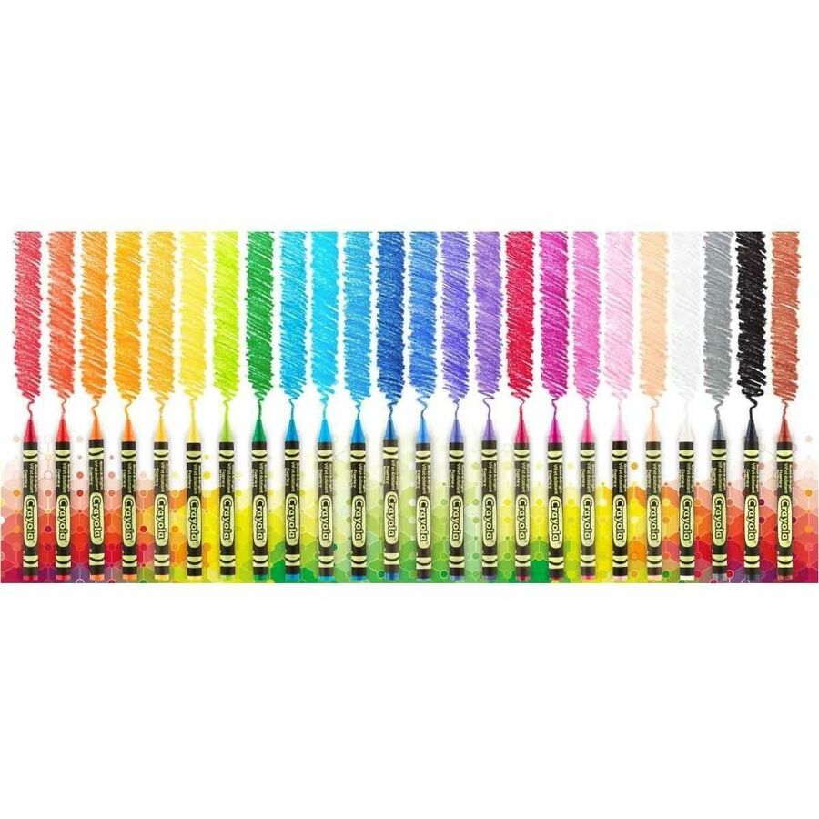 Image of Crayola 523463 Bold & Bright Construction Paper Crayons, 24 Count, For Child, Assorted, 24 / Pack