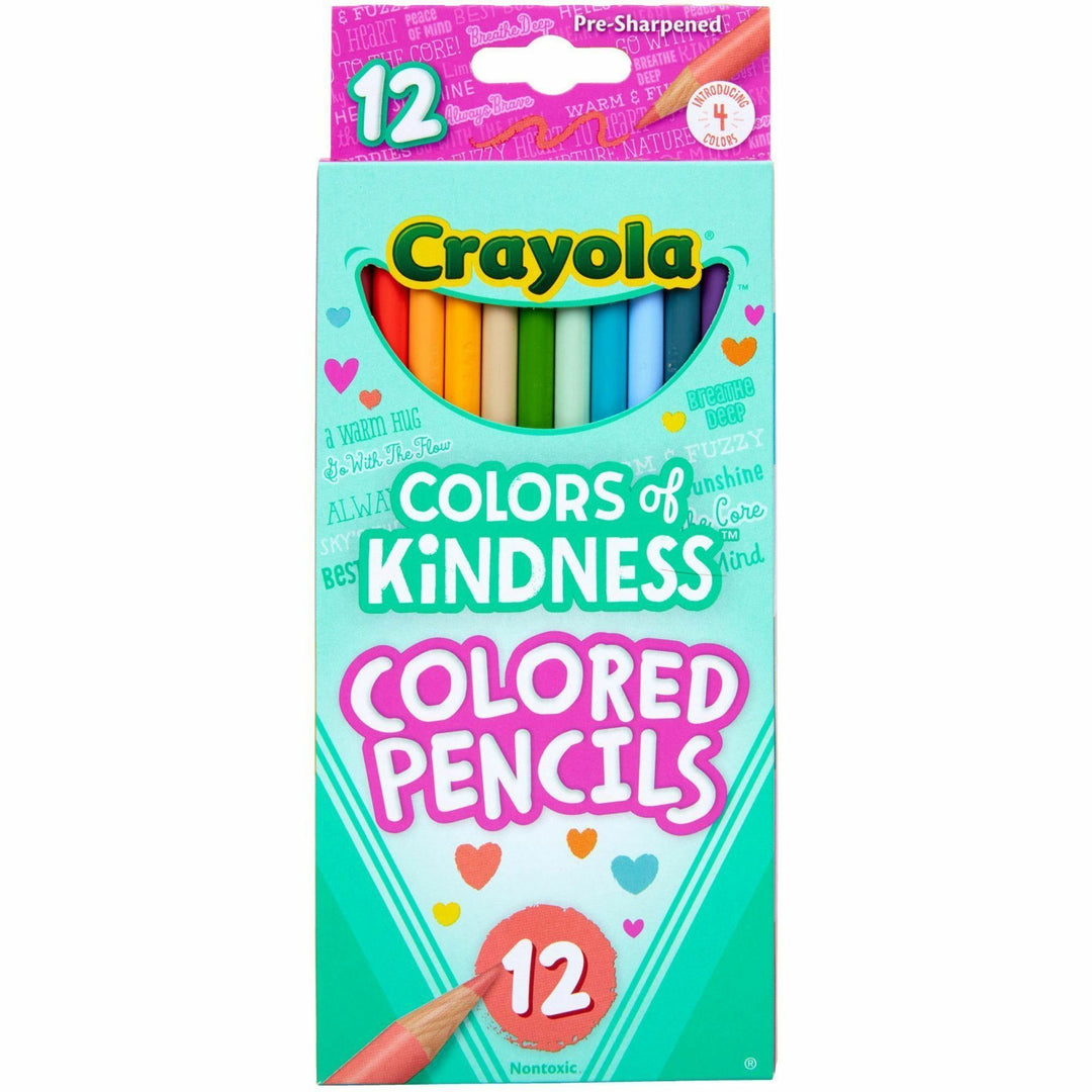 Image of Crayola 682114 Colors of Kindness Pencils, Assorted Lead, 12 / Pack