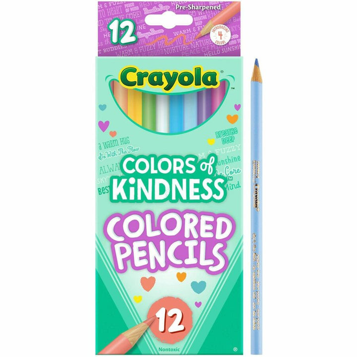 Image of Crayola 682114 Colors of Kindness Pencils, Assorted Lead, 12 / Pack