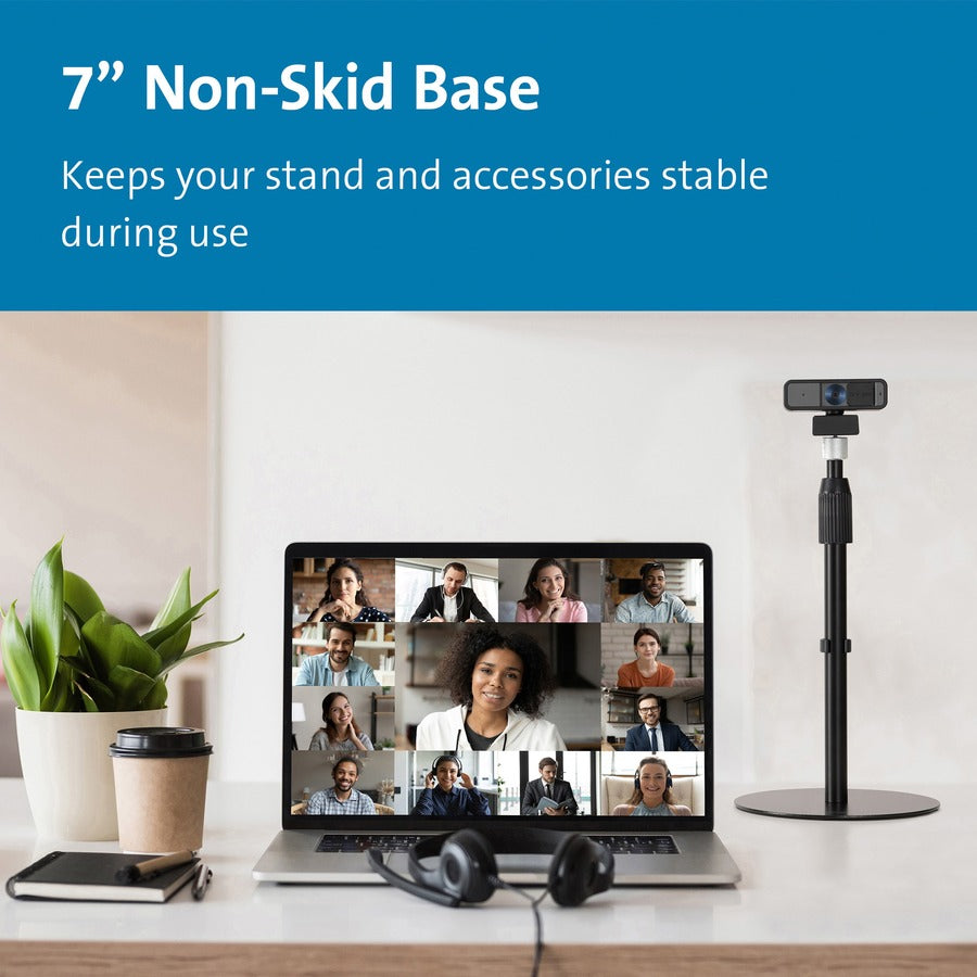 Image of Kensington A1010 Telescoping Desk Stand, Desktop, Black, 1 Each