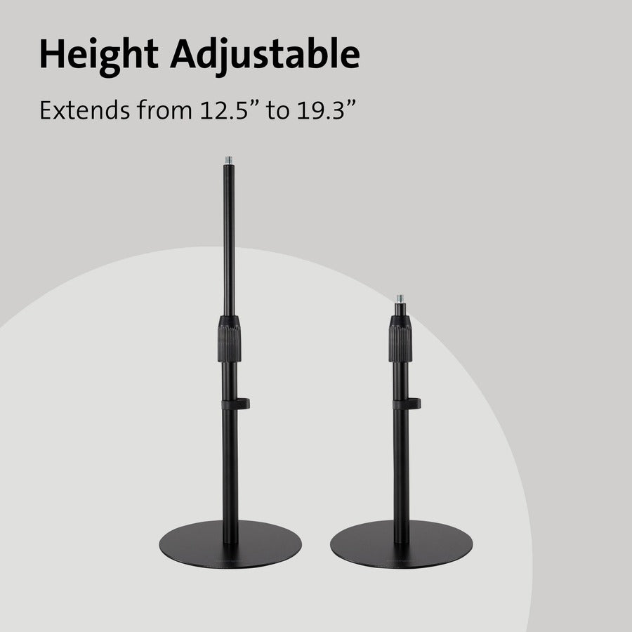 Image of Kensington A1010 Telescoping Desk Stand, Desktop, Black, 1 Each
