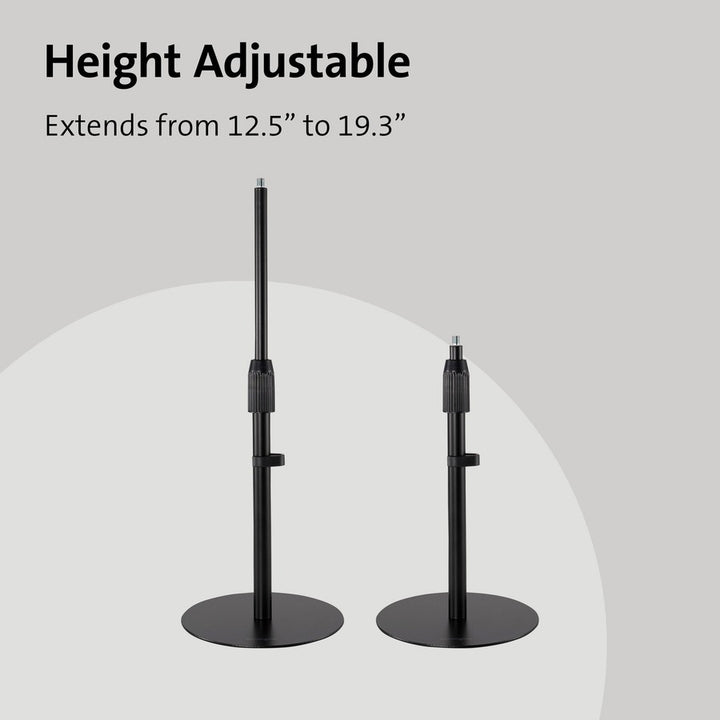 Image of Kensington A1010 Telescoping Desk Stand, Desktop, Black, 1 Each