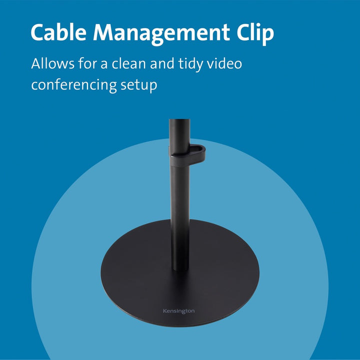 Image of Kensington A1010 Telescoping Desk Stand, Desktop, Black, 1 Each