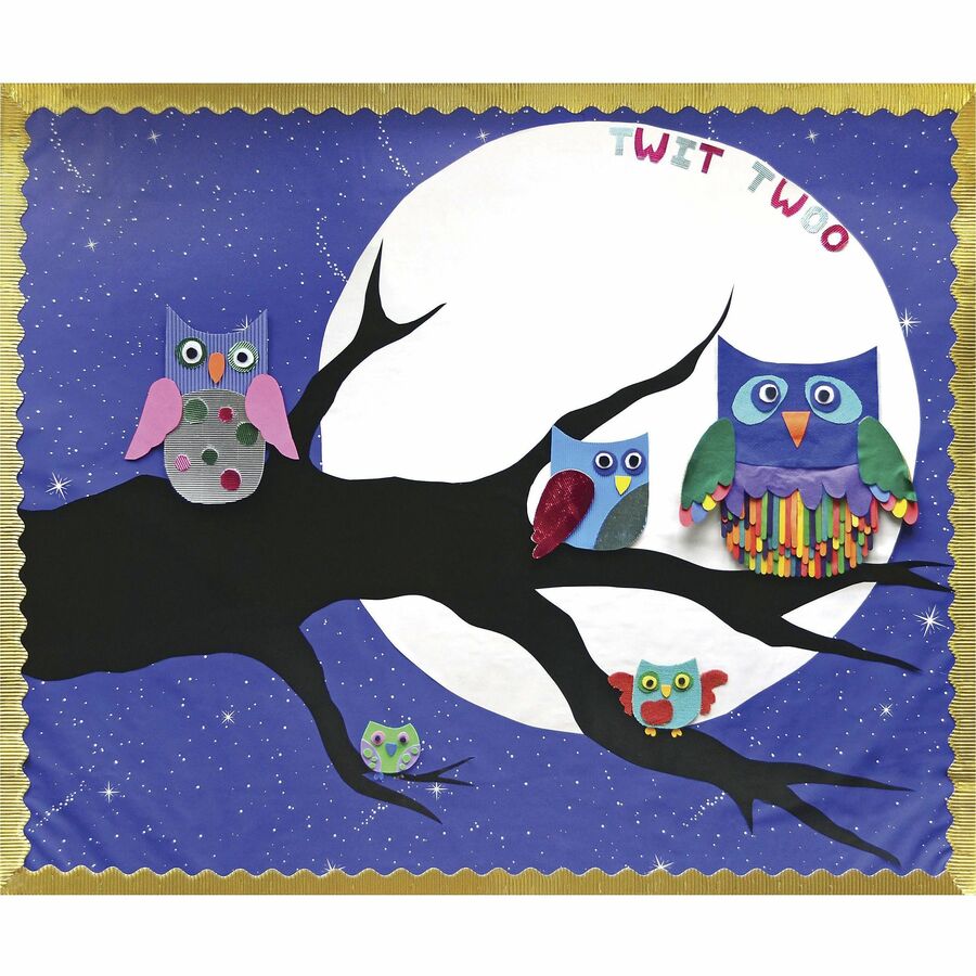 Image of Pacon® Fadeless Designs Bulletin Board Paper, Night Sky, 50 ft x 48", Blue/Silver