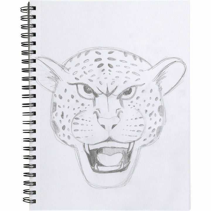 Image of Pacon® UCreate Poly Cover Sketch Book, 43 lb Cover Paper Stock, Black Cover, (75) 12 x 9 Sheets