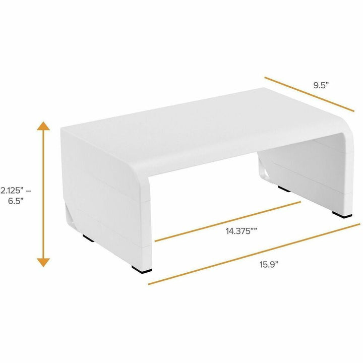 Image of Bostitch® Monitor Stand,Single,Adjustable Height,Cord Channel,WE