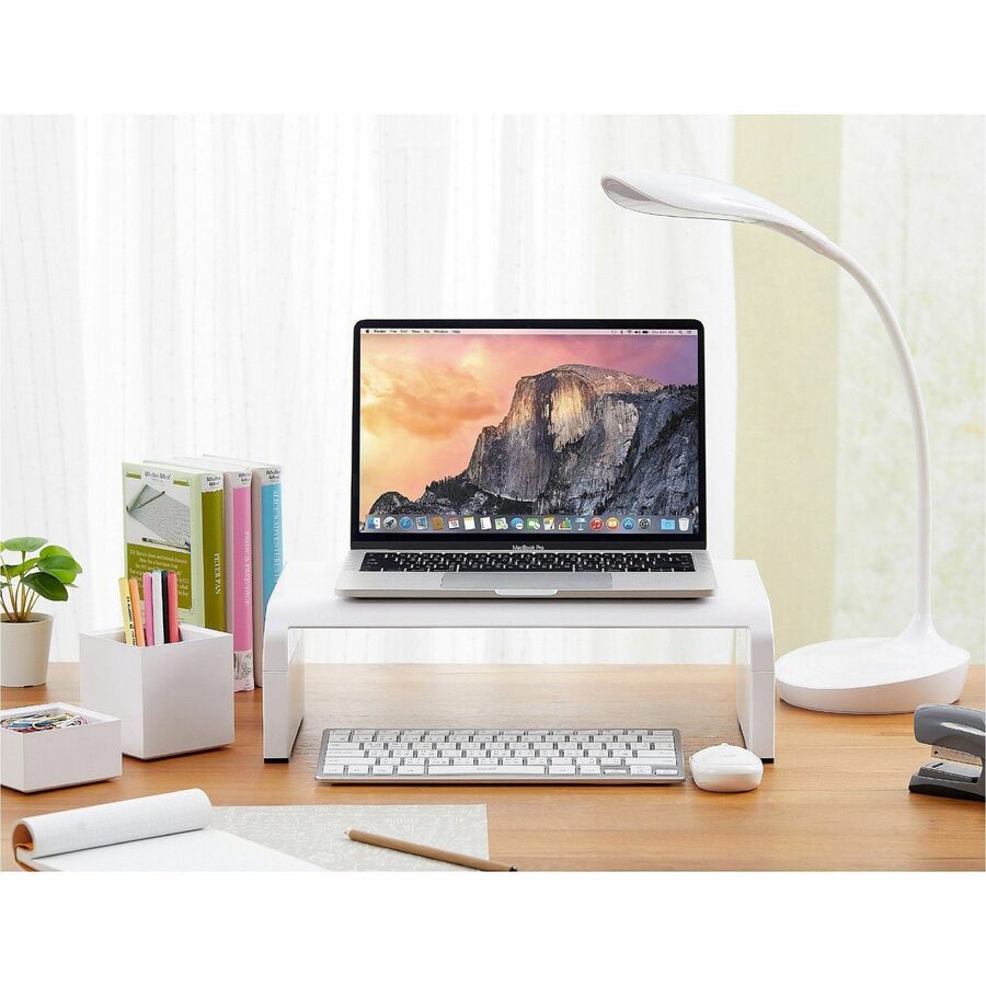 Image of Bostitch® Monitor Stand,Single,Adjustable Height,Cord Channel,WE