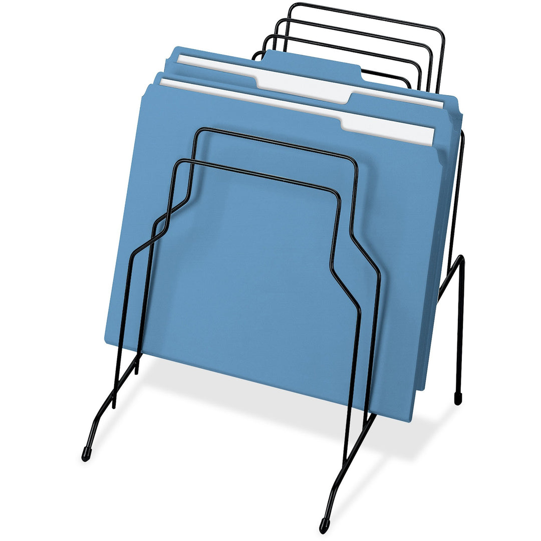 Image of Fellowes® Wire Step File, 8 Sections, Letter To Legal Size Files, 10.13" X 12.13" X 11.19", Black