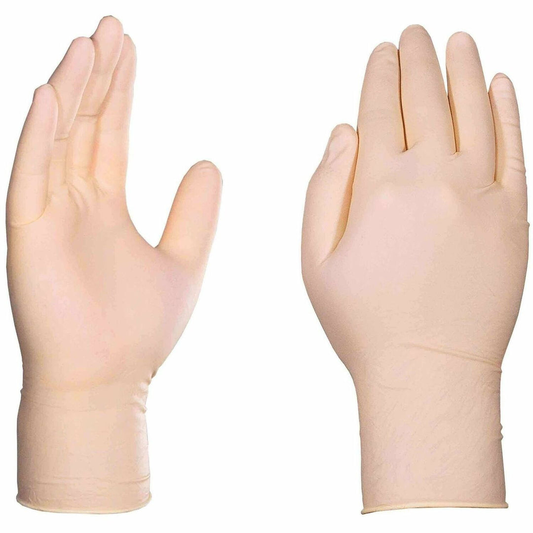 Image of Ammex ILHD48100 Gloveworks Ivory Latex PF Ind XL Gloves ILHD