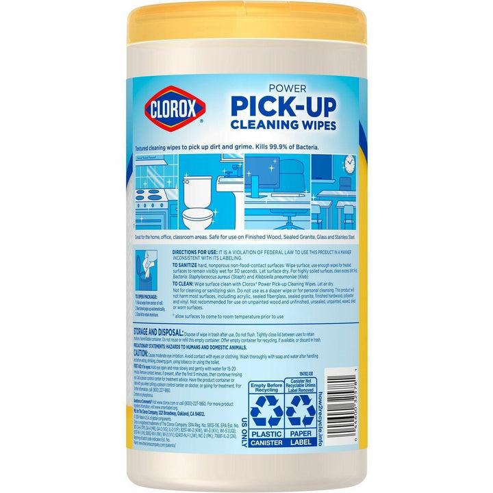 Image of Clorox® Paper Towel Wipes,Multipurpose,LemonVerbena,75Shts,WE