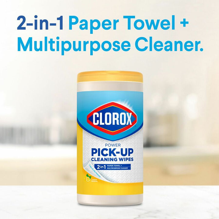 Image of Clorox® Paper Towel Wipes,Multipurpose,LemonVerbena,75Shts,WE