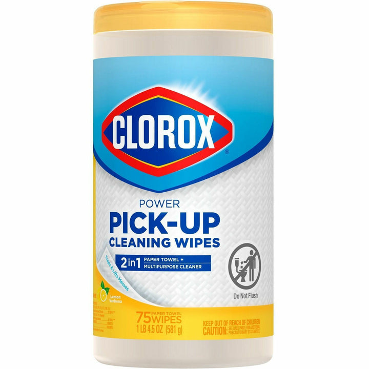 Image of Clorox® Paper Towel Wipes,Multipurpose,LemonVerbena,75Shts,WE