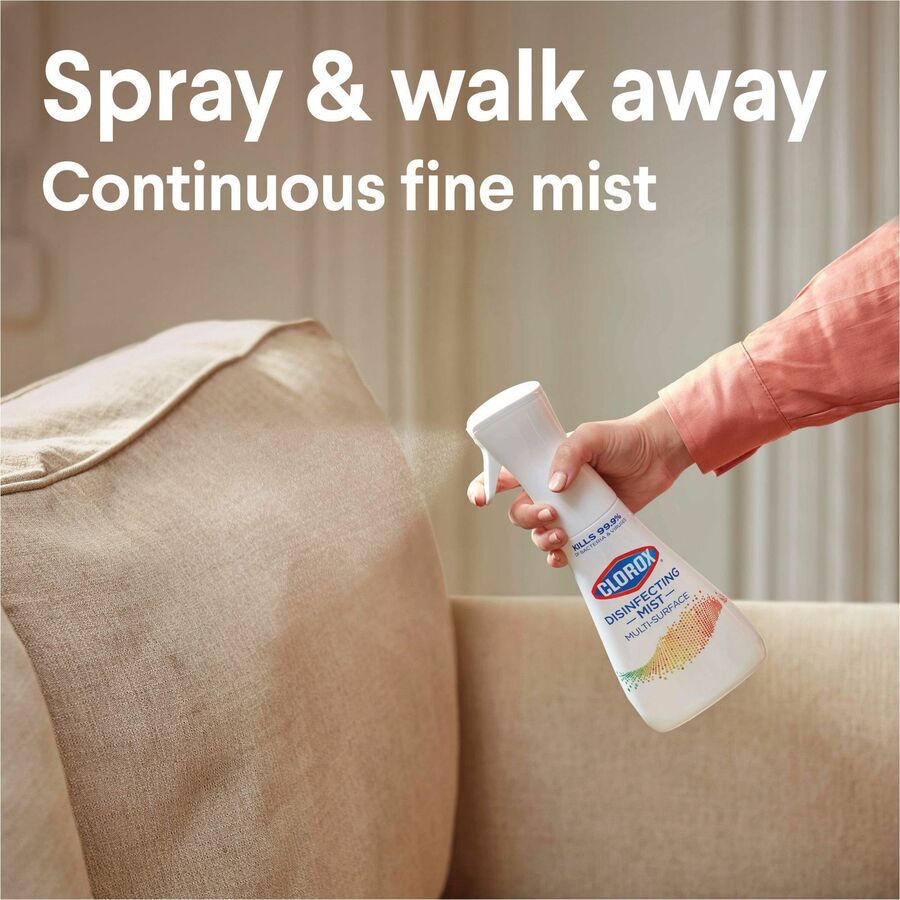 Image of Clorox® Disinfecting Spray,w/Sprayer,EucalyptusPeppermint,16oz,WE