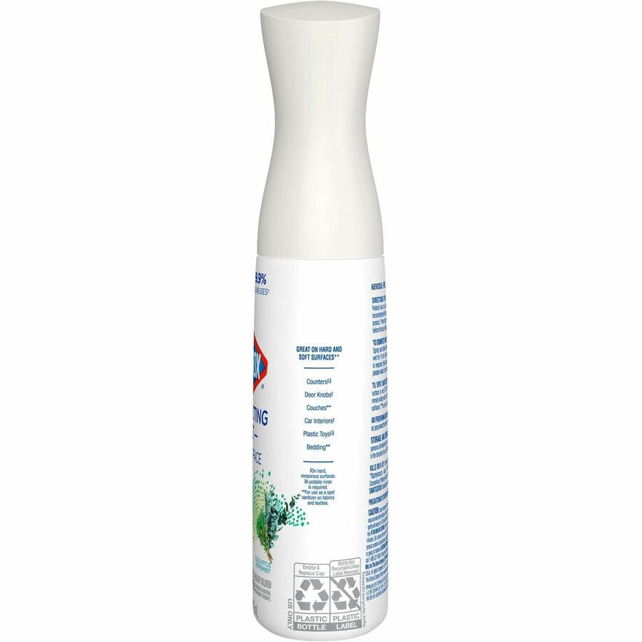 Image of Clorox® Disinfecting Spray,w/Sprayer,EucalyptusPeppermint,16oz,WE