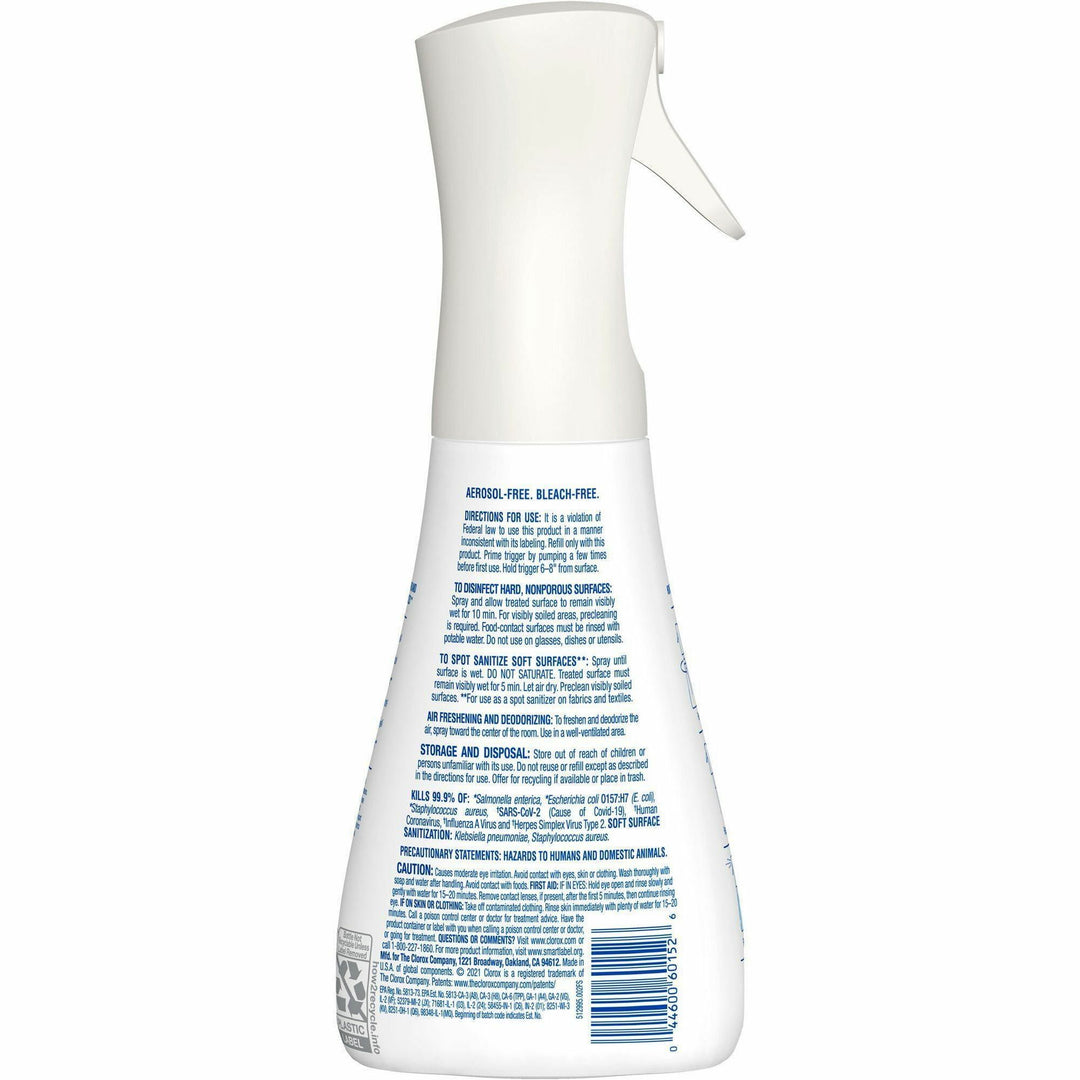 Image of Clorox® Disinfecting Spray,w/Sprayer,EucalyptusPeppermint,16oz,WE