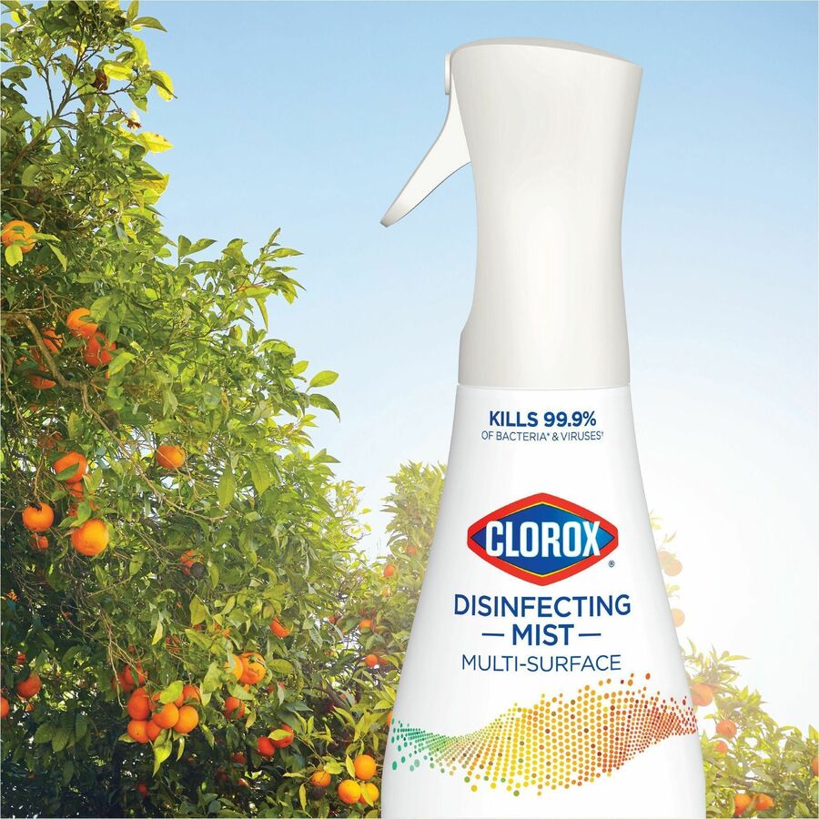 Image of Clorox® Disinfecting Spray,w/Sprayer,EucalyptusPeppermint,16oz,WE