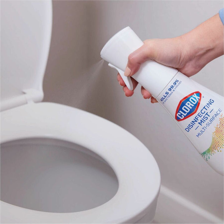 Image of Clorox® Disinfecting Spray,w/Sprayer,EucalyptusPeppermint,16oz,WE