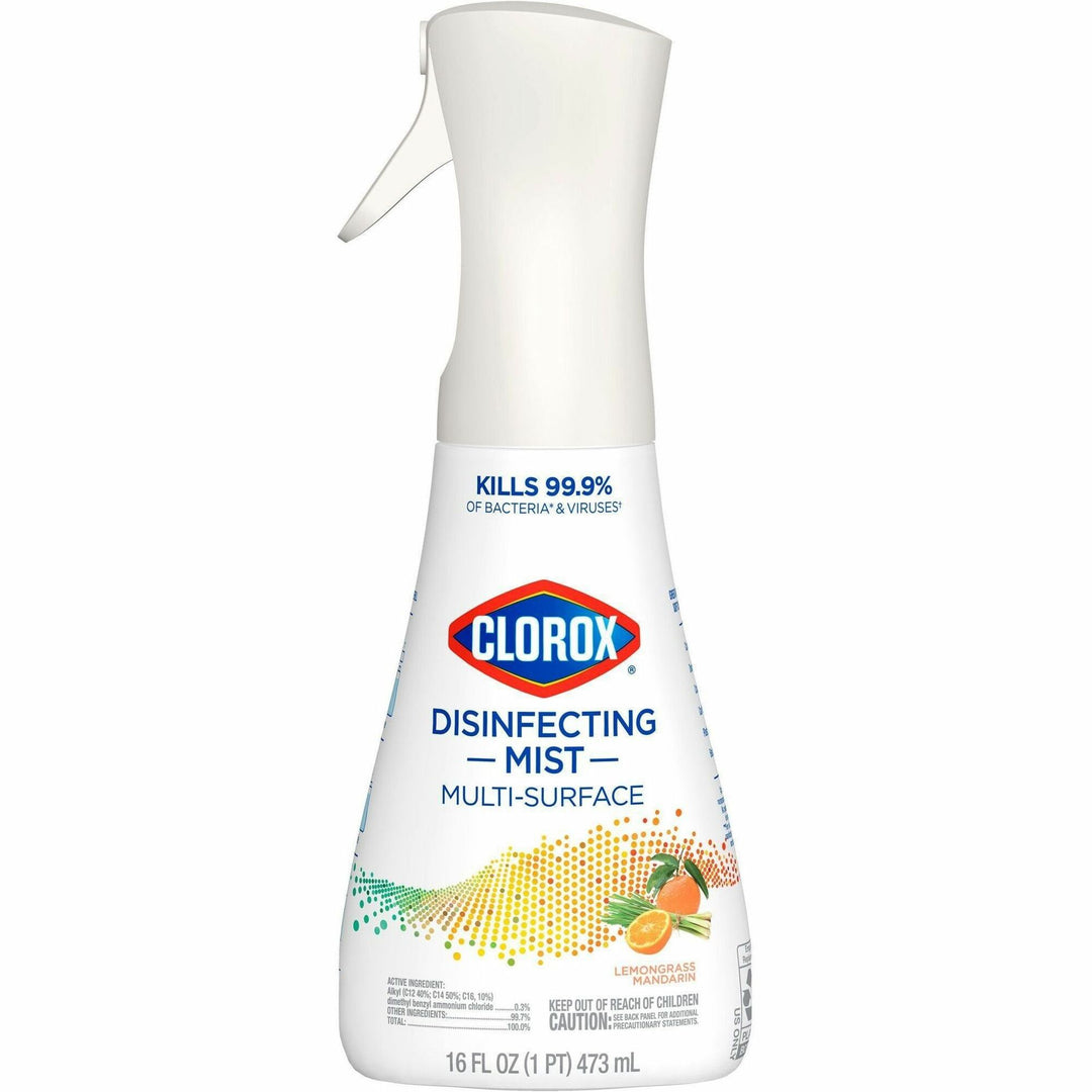 Image of Clorox® Disinfecting Spray,w/Sprayer,LemongrassMandarin,16oz,WE