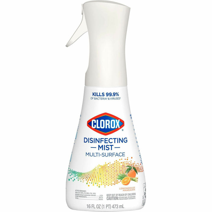 Image of Clorox® Disinfecting Spray,w/Sprayer,LemongrassMandarin,16oz,WE