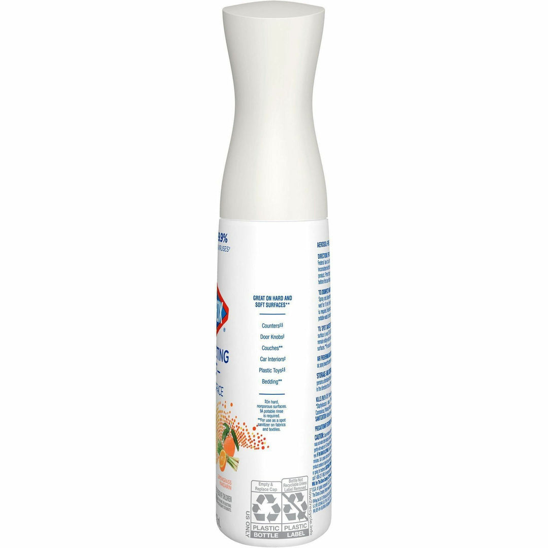 Image of Clorox® Disinfecting Spray,w/Sprayer,LemongrassMandarin,16oz,WE