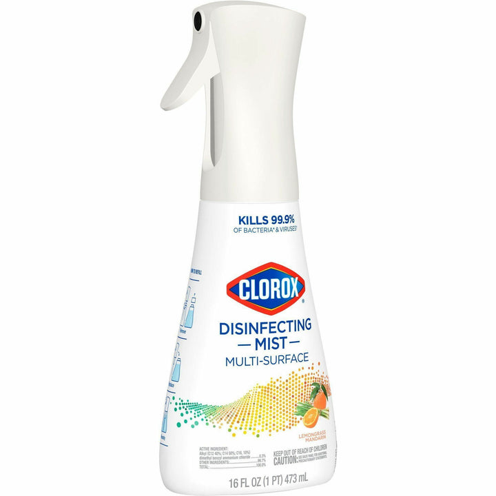 Image of Clorox® Disinfecting Spray,w/Sprayer,LemongrassMandarin,16oz,WE