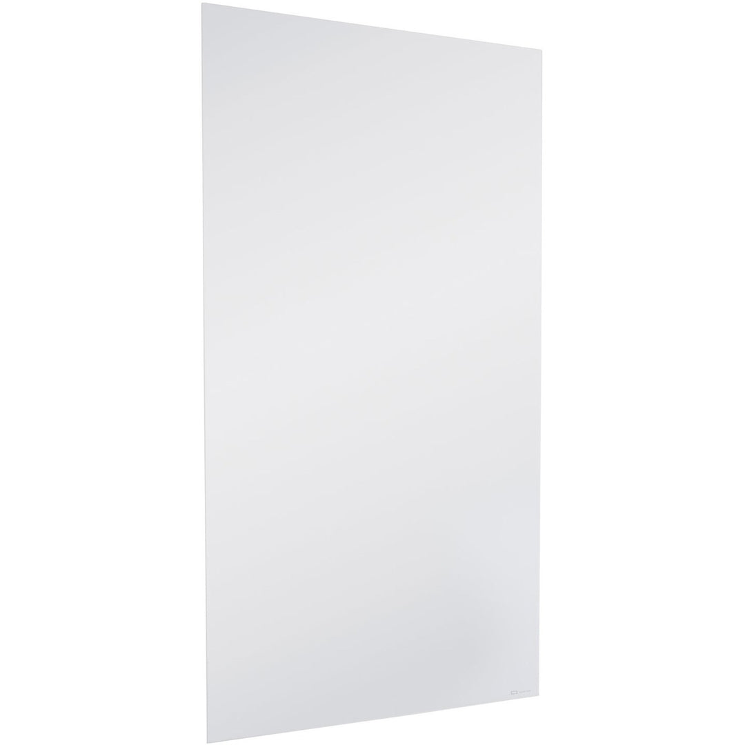 Image of Quartet® InvisaMount Vertical Magnetic Glass Dry-Erase Boards, 42" x 74", White Surface