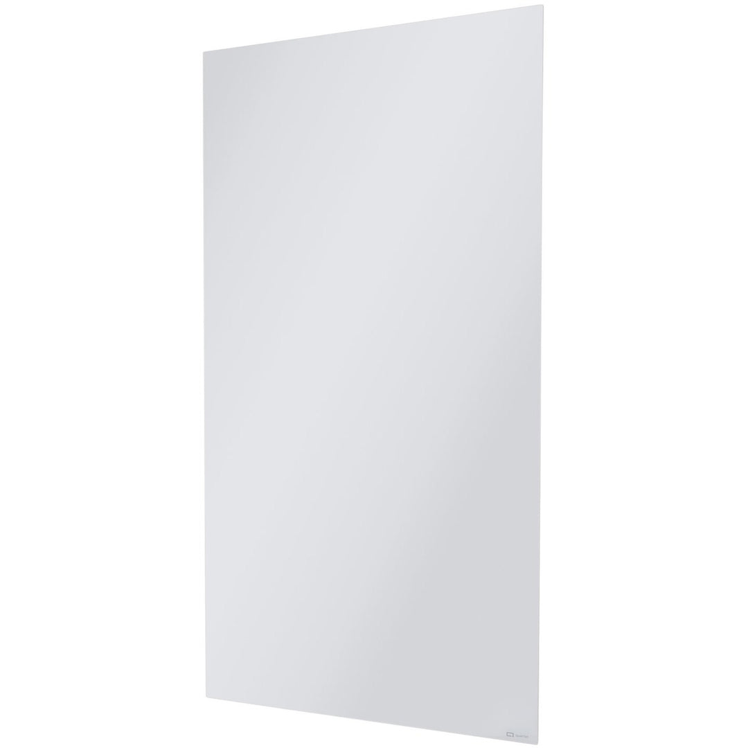 Image of Quartet® InvisaMount Vertical Magnetic Glass Dry-Erase Boards, 42" x 74", White Surface
