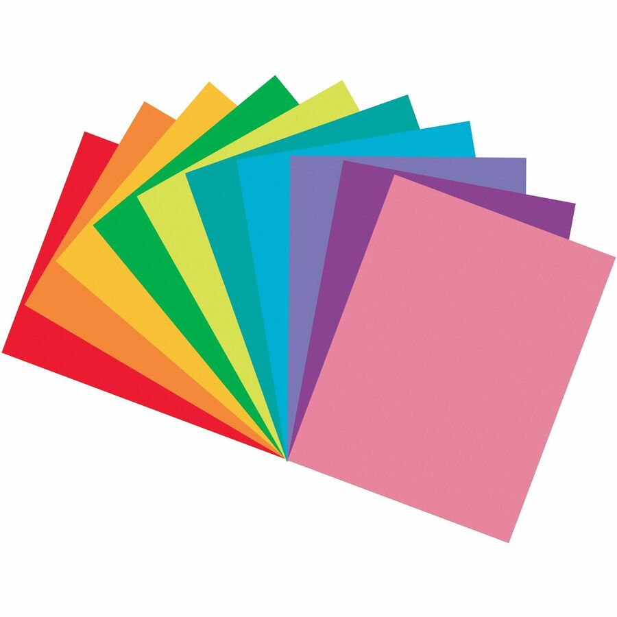 Image of Pacon® Construction Paper, 76 lb, 9"x12", 150/PK, AST w/Festive GN