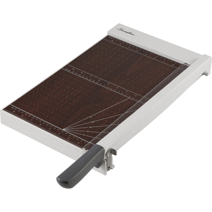 Image of Swingline® Paper Cutter, w/LED, Wood, 10 Sht Cap, 15"L, GY