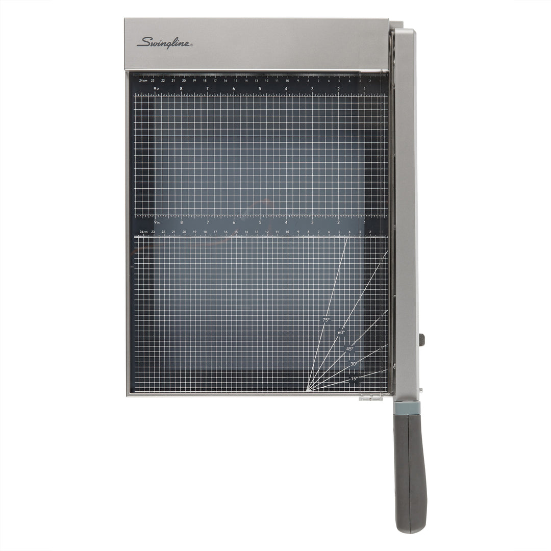 Image of Swingline® Paper Cutter, w/LED, Glass, 15 Sht Cap, 12"L,GY