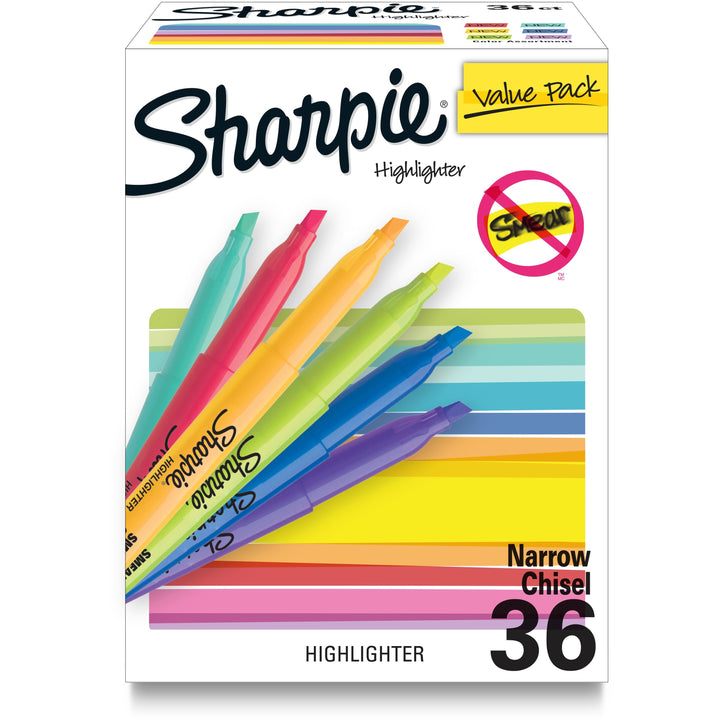 Image of Sharpie 2157485 Pocket Highlighters, Dry, 36 / Box