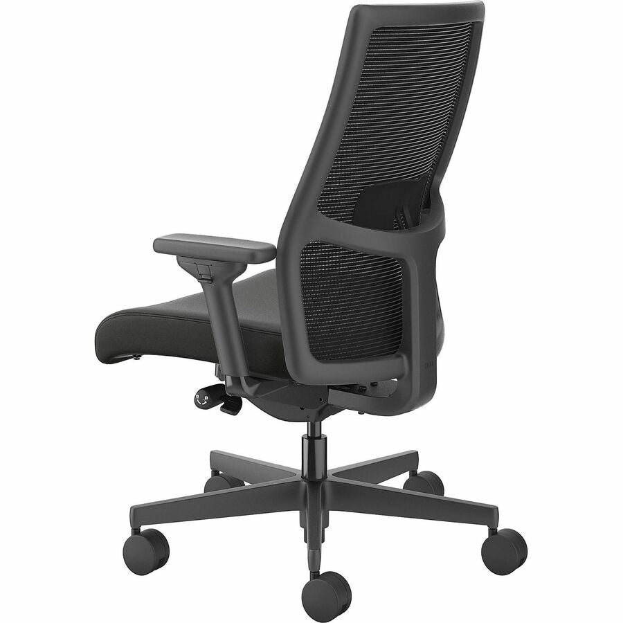 Image of HON® Mid-Back Task Chair,Big&Tall,30"x30"x46",BK Contourett Seat