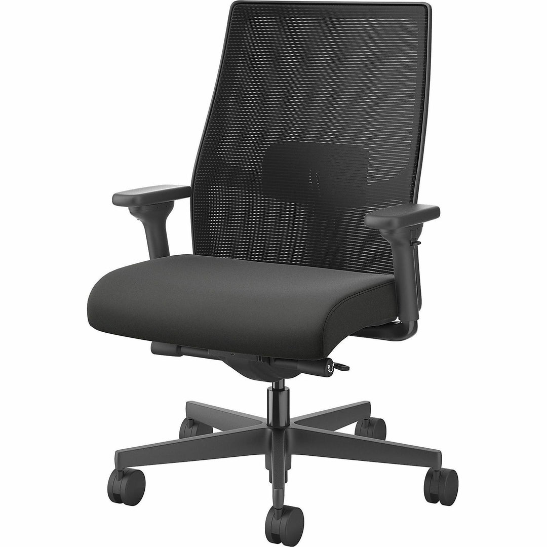 Image of HON® Mid-Back Task Chair,Big&Tall,30"x30"x46",BK Contourett Seat