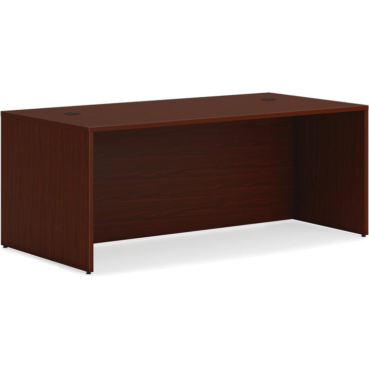 Image of HON® Desk Shell, Rectangle, 72"x36"x29", Mahogany